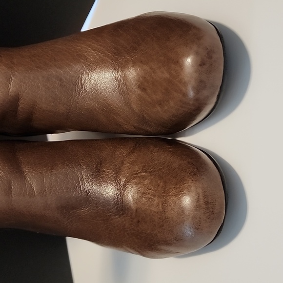 Womens 9 Artisan Italian Cinque Lampada Lt Brown Over the Ankle Boot Sz 39 1/2 - Picture 9 of 11